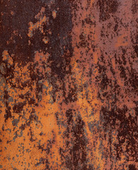 rusty metal , iron corrosion , oxidation of steel , the texture of the rust