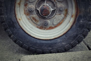 Rustic old wheel