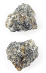 Cordierite opaque on a white background.