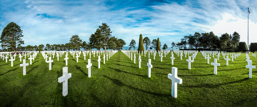American cemetery in Normandy,France.