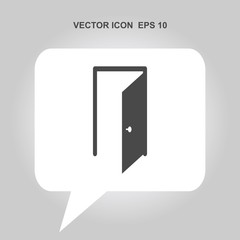 door vector icon