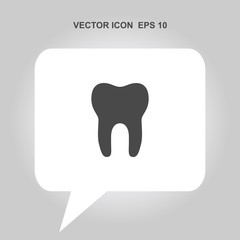tooth vector icon