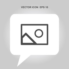 blank photo vector icon