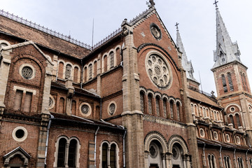 Obraz premium Saigon Notre-Dame Basilica, Ho Chi Minh City, Vietnam