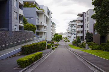 Obraz premium Budynki mieszkalne, Rodos, Sydney, Australia