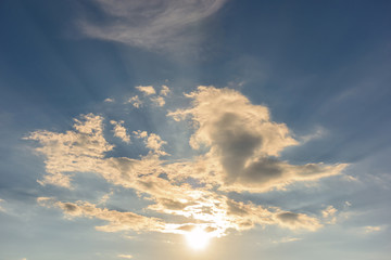 Obraz premium Sunset sky background