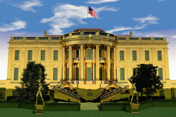 Fototapeta na wymiar White house