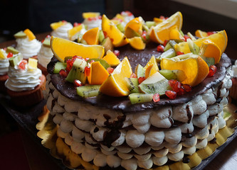 Charming fruit cake