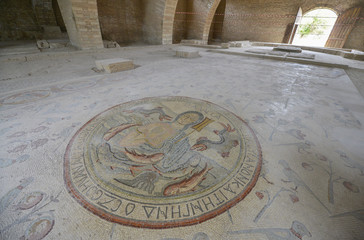Mosaicos en Madaba, Jordania