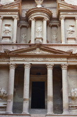 Tesoro, Al-Khazneh, en la ciudad antigua de Petra, Jordania