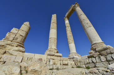 Templo de Hércules, Ciudadela de Amman, Jordania