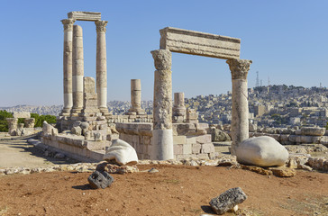 Templo de Hércules, Ciudadela de Amman, Jordania