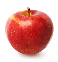 Beautiful apple fruit isolated on white background with clipping path