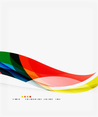 Fototapeta premium Business wave corporate template