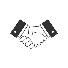 Handshake vector icon