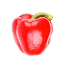 Bell pepper isolated on white background