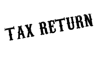 Tax Return rubber stamp. Grunge design with dust scratches. Effects can be easily removed for a clean, crisp look. Color is easily changed.
