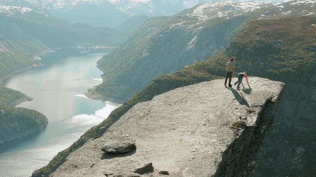 On the Trolltunga in the Norway