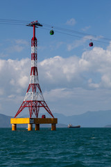 Cableway in Nha Trang Vietnam
