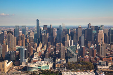 New York skyscrapers. Midtown Manhatten. 