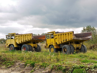 Obraz premium Kipper Lkw