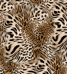 Fototapeta na wymiar leopard leather