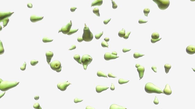 Array of Piel De Sapos Looping Animation in an Empty White Space.