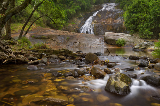 The Debengeni Falls in the Magoebaskloof in South Africa