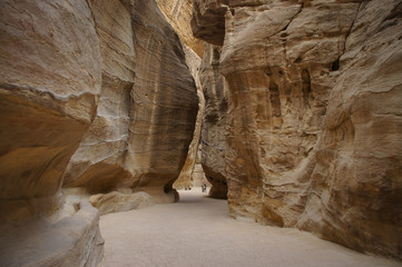 The Siiq, path to Petra, Jordan