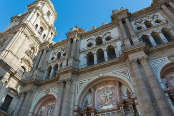 Fototapeta na wymiar Catedral de Malaga
