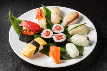 本格握り寿司　 Japanese gourmet genuine finger sushi