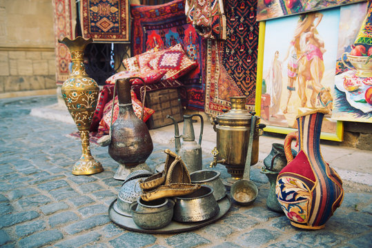 Souvenir shop in Baku