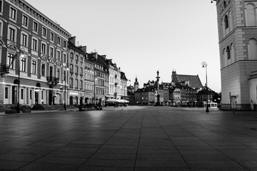 Fototapeta premium Wczesny poranek w Warszawie