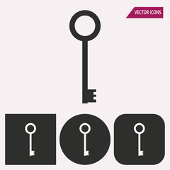 Key - vector icon.