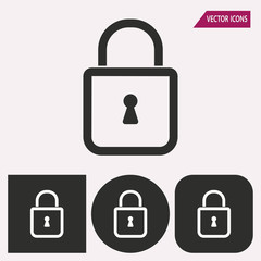 Lock - vector icon.