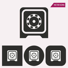 Safe - vector icon.