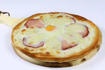 tarte oeuf et bacon
