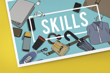 Training Skills Development Improve Concept