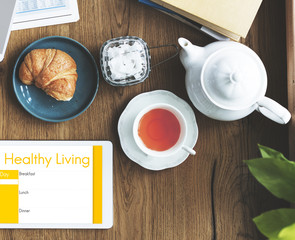 Daily Diet Nutrition Health Concept