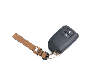 car key isolated on white