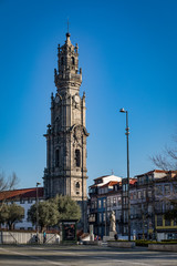 Church tower in Porto,  Torre dos Clérigos.