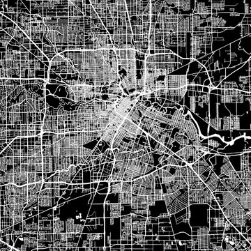 Houston Vector Map