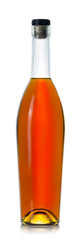 Closed bottle of cognac