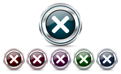 Fototapeta premium Cancel icon.
