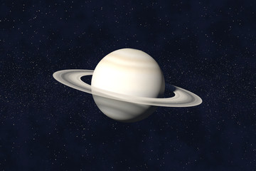 Fototapeta na wymiar Planet Saturn in Space