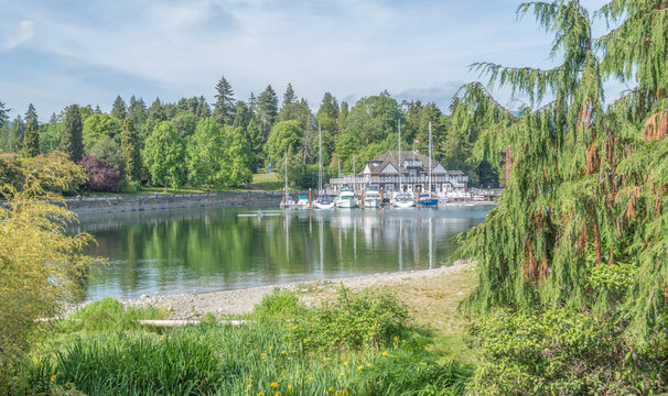 Vancouver BC, Stanley Park mit Bootshafen