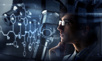 Innovative technologies in science and medicine. Mixed media . Mixed media