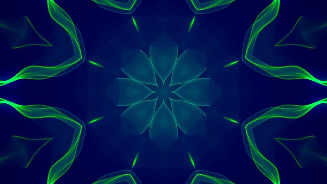 4K Colorful Kaleidoscopic Video Background.  More sets footage in my portfolio.