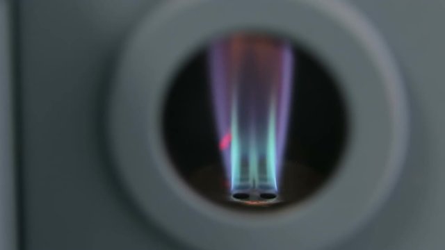The burner in a lab