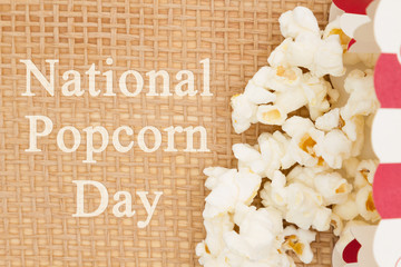 National Popcorn Day message